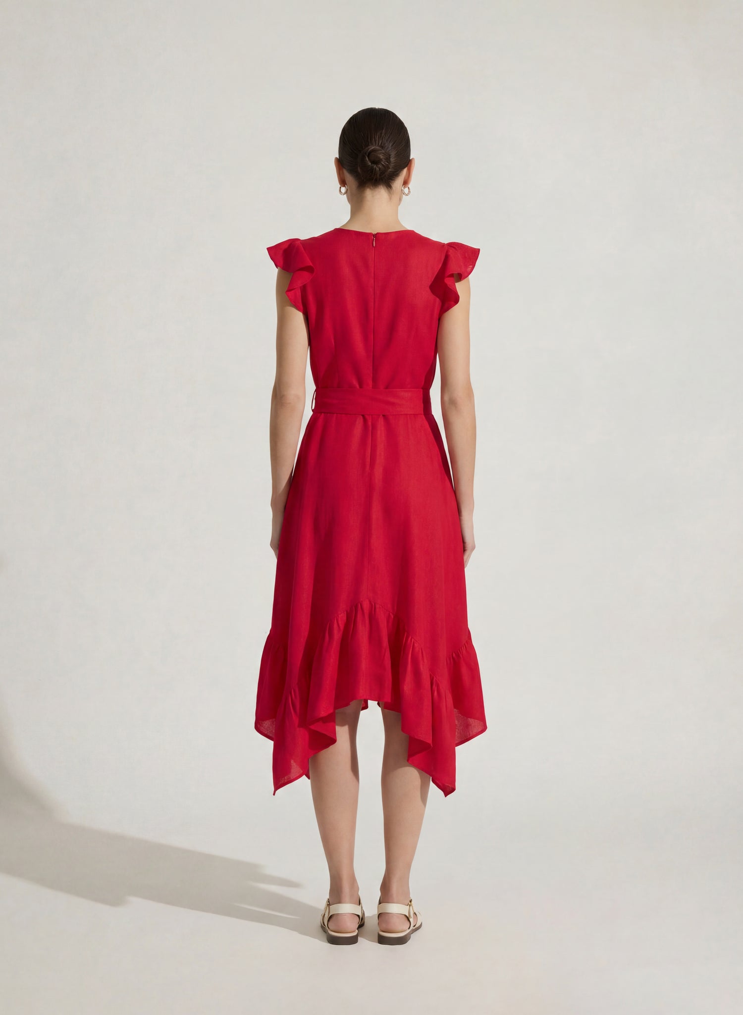 Vestido Corto 100% lino Ole