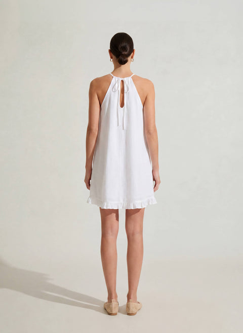 Vestido corto 100% Lino Ulta
