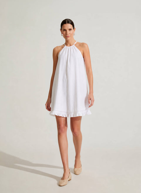 Vestido corto 100% Lino Ulta