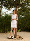 Vestido midi 100% Lino Amber