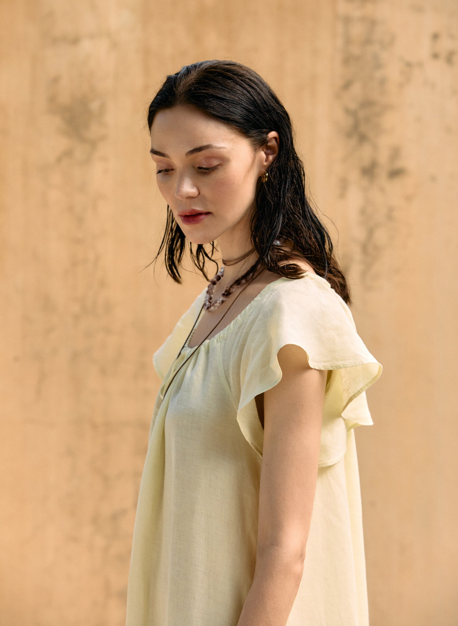 Vestido Largo 100% Lino Arabat