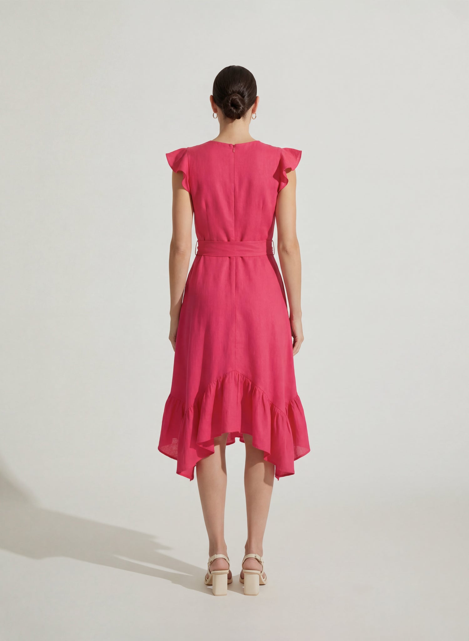Vestido Corto 100% lino Ole