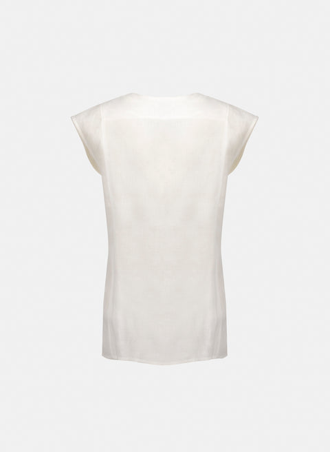 Blusa sin mangas 100% Lino Yue