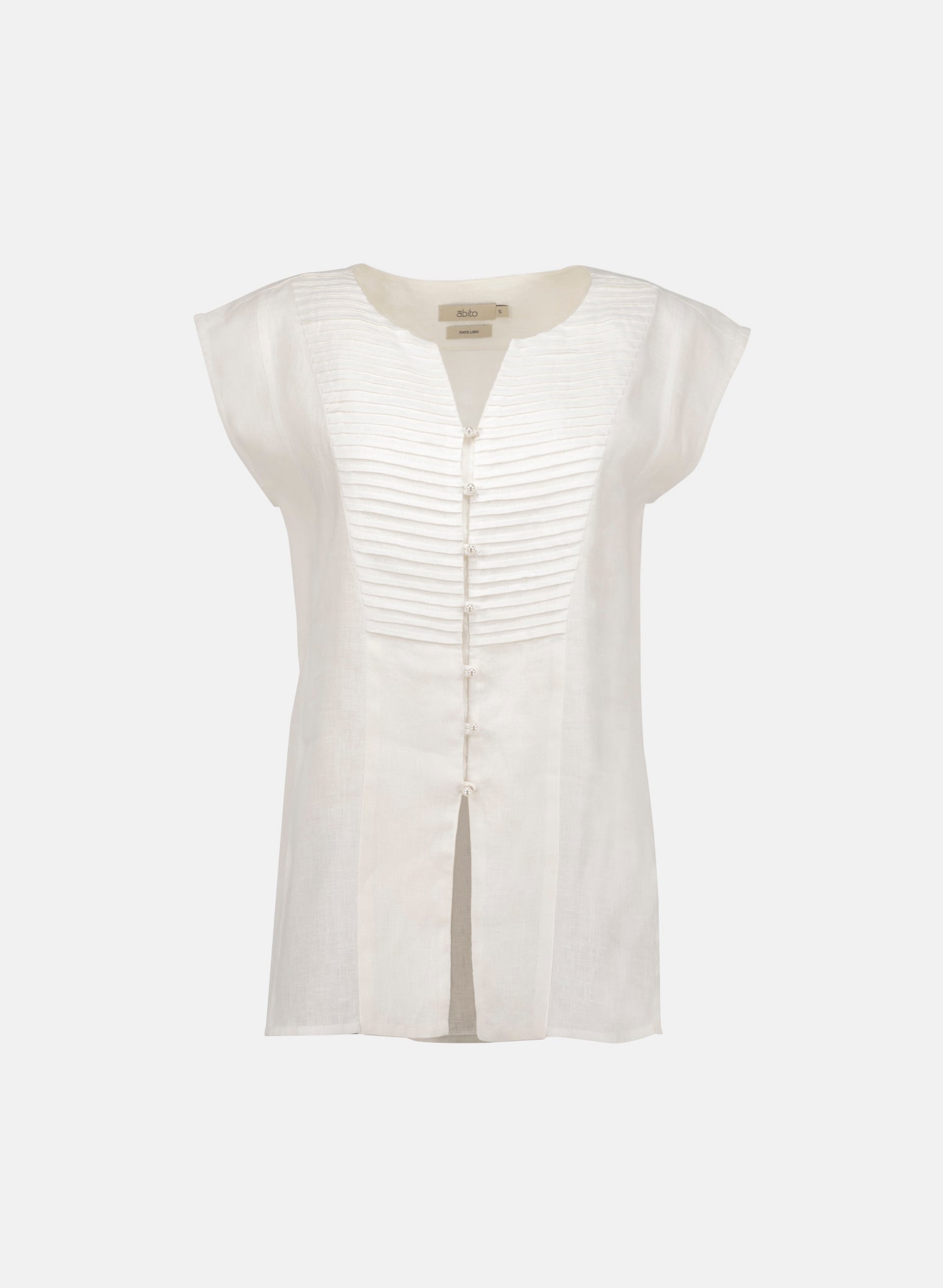 Blusa sin mangas 100% Lino Yue