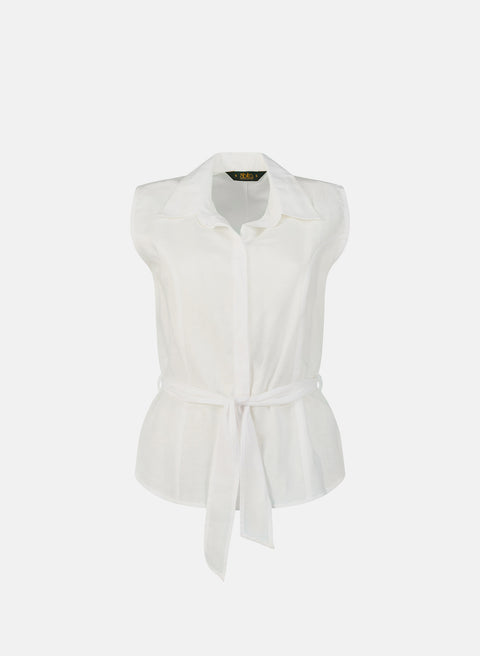 Blusa sin mangas 100% Lino Brithney