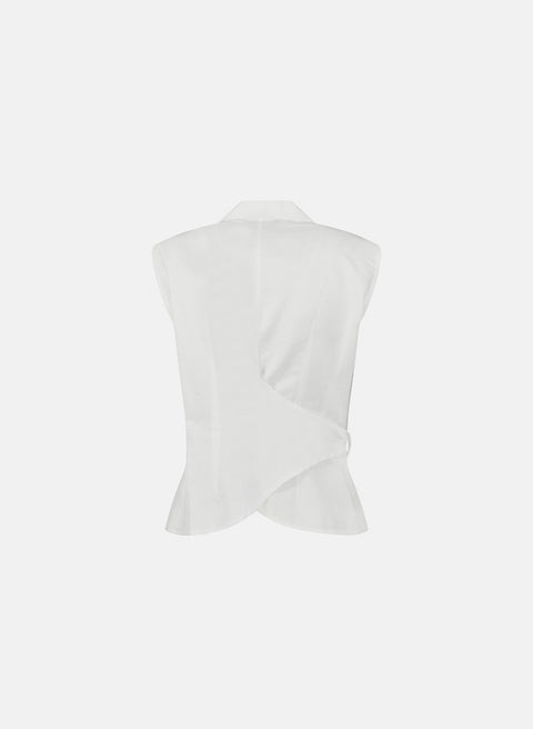 Blusa sin mangas 100% Lino Brithney
