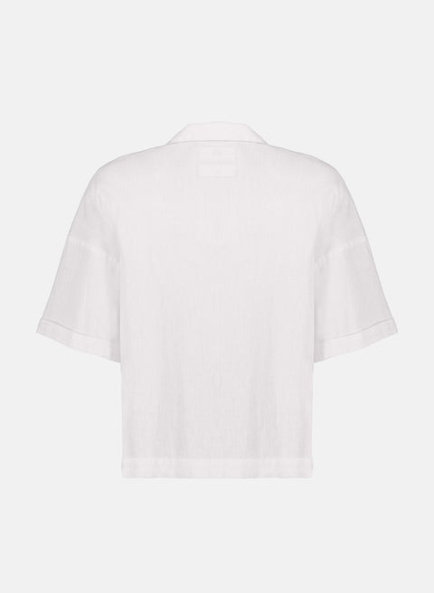 Blusa manga corta Lino Algodón Tene