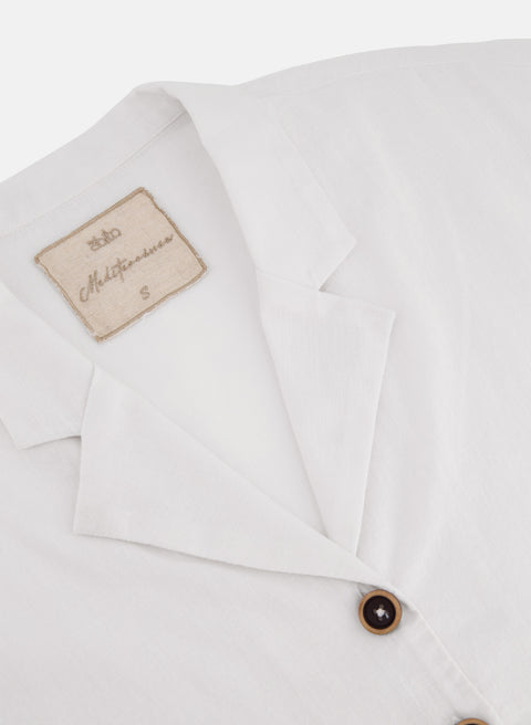 Blusa manga corta Lino Algodón Tene