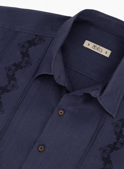 Guayabera Lino Algodón Almeyra TX