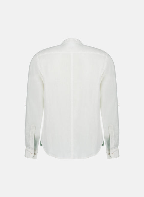 Camisa Cuello Mao 100% Lino Elen