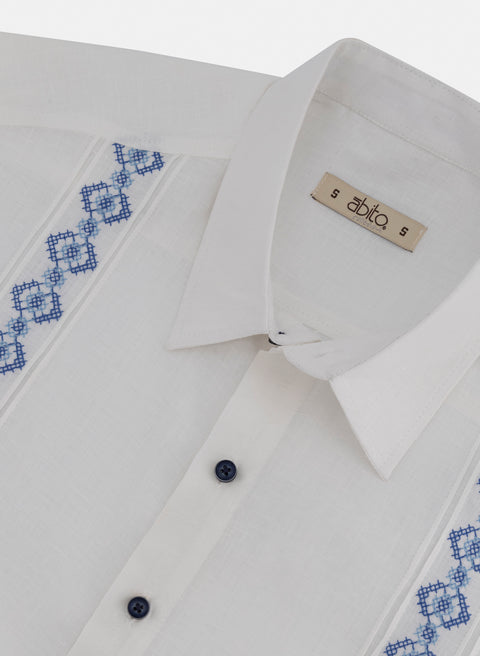 Guayabera manga corta Lino Algodón Kaleb