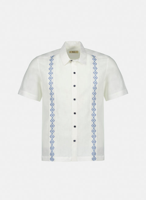 Guayabera manga corta Lino Algodón Kaleb