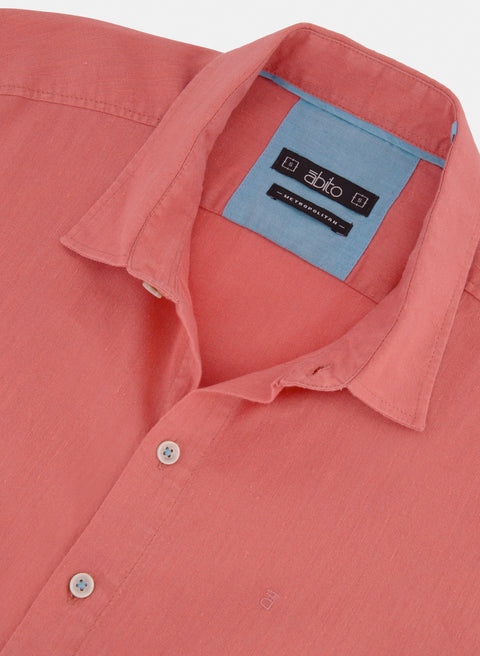 Camisa manga corta Lino Algodón Park