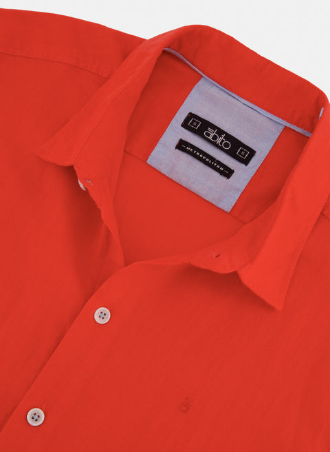 Camisa manga corta Lino Algodón Park