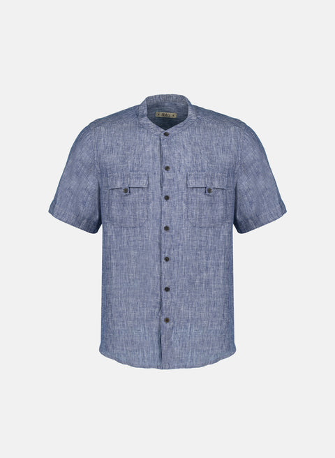 Camisa manga corta 100% Lino Rokas
