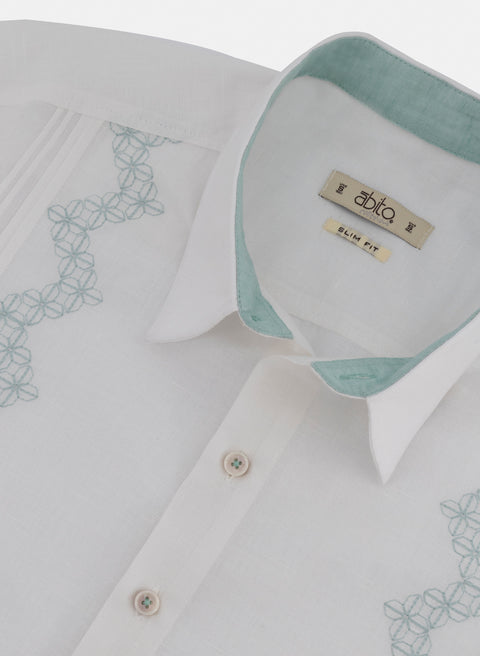 Guayabera Lino Algodón Solare