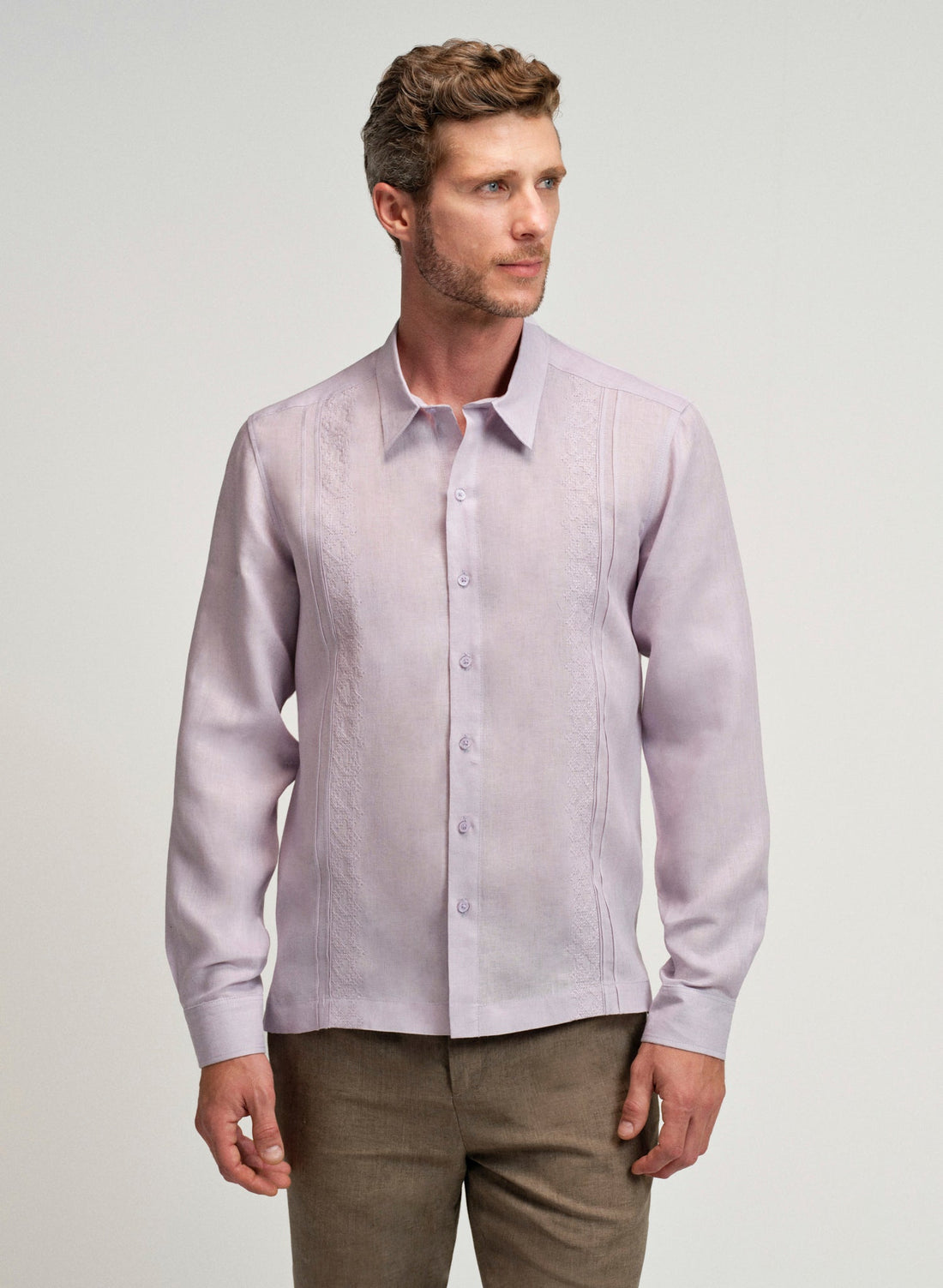 Guayabera Lino Algodón Kirios