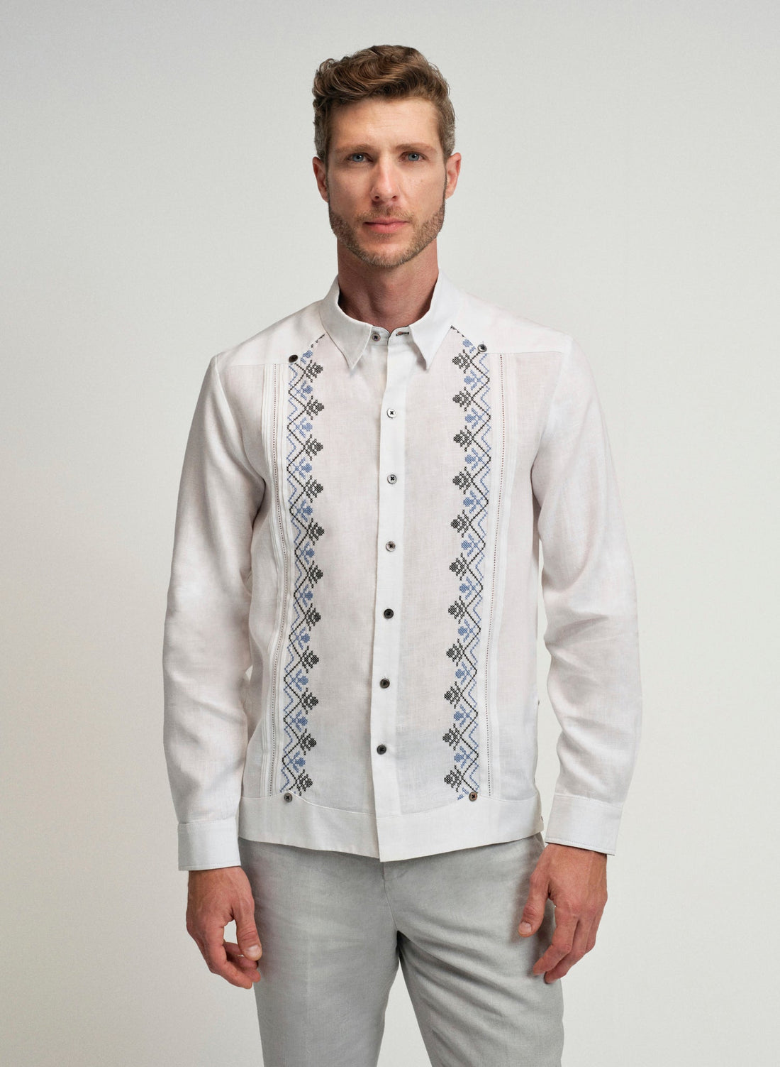 Guayabera 100% Lino Franco