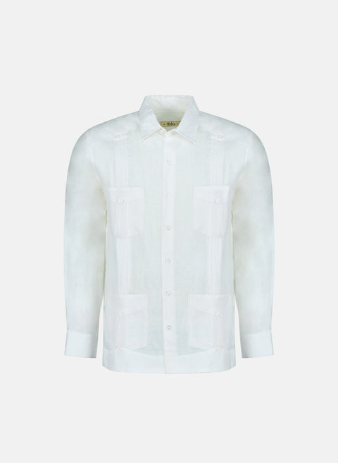 Guayabera manga larga 100% Lino Luxury SF