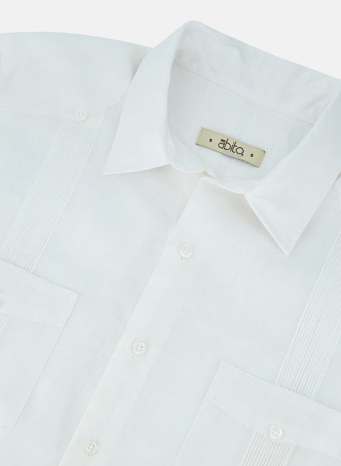Guayabera manga larga 100% Lino Luxury SF