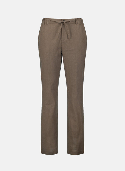Pantalón Lino Algodón Slim Fit Aruba