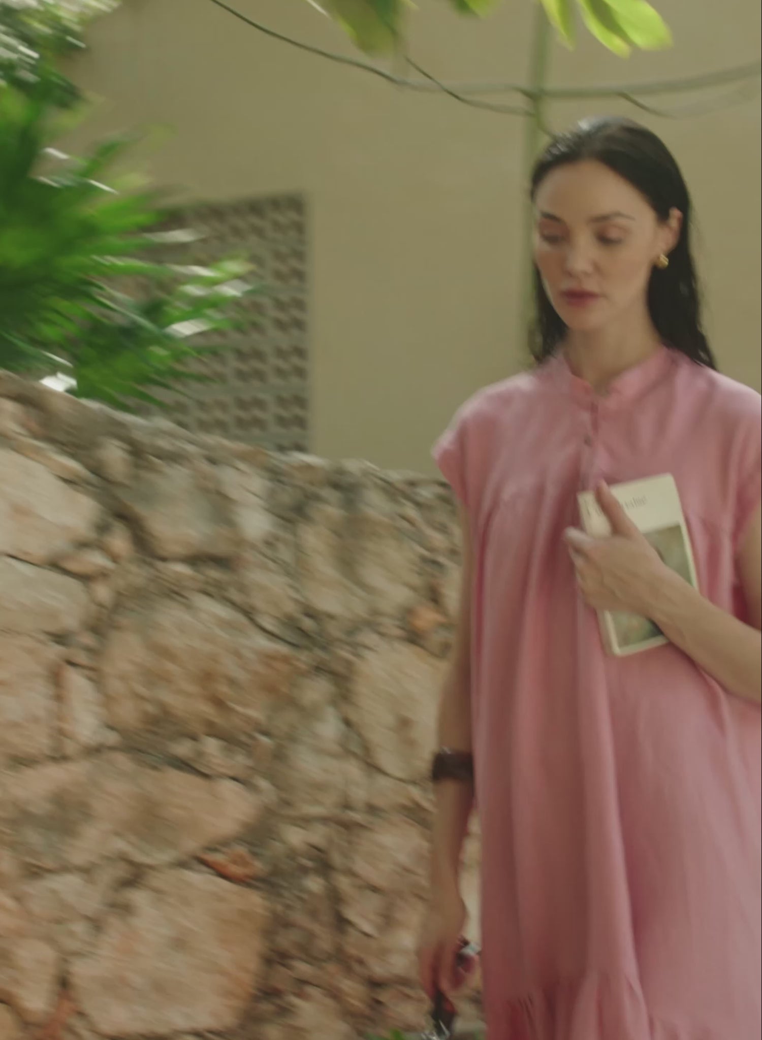 Vestido midi 100% Lino Batta