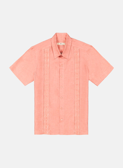 Guayabera Manga Corta Lino Algodón Kirio TX