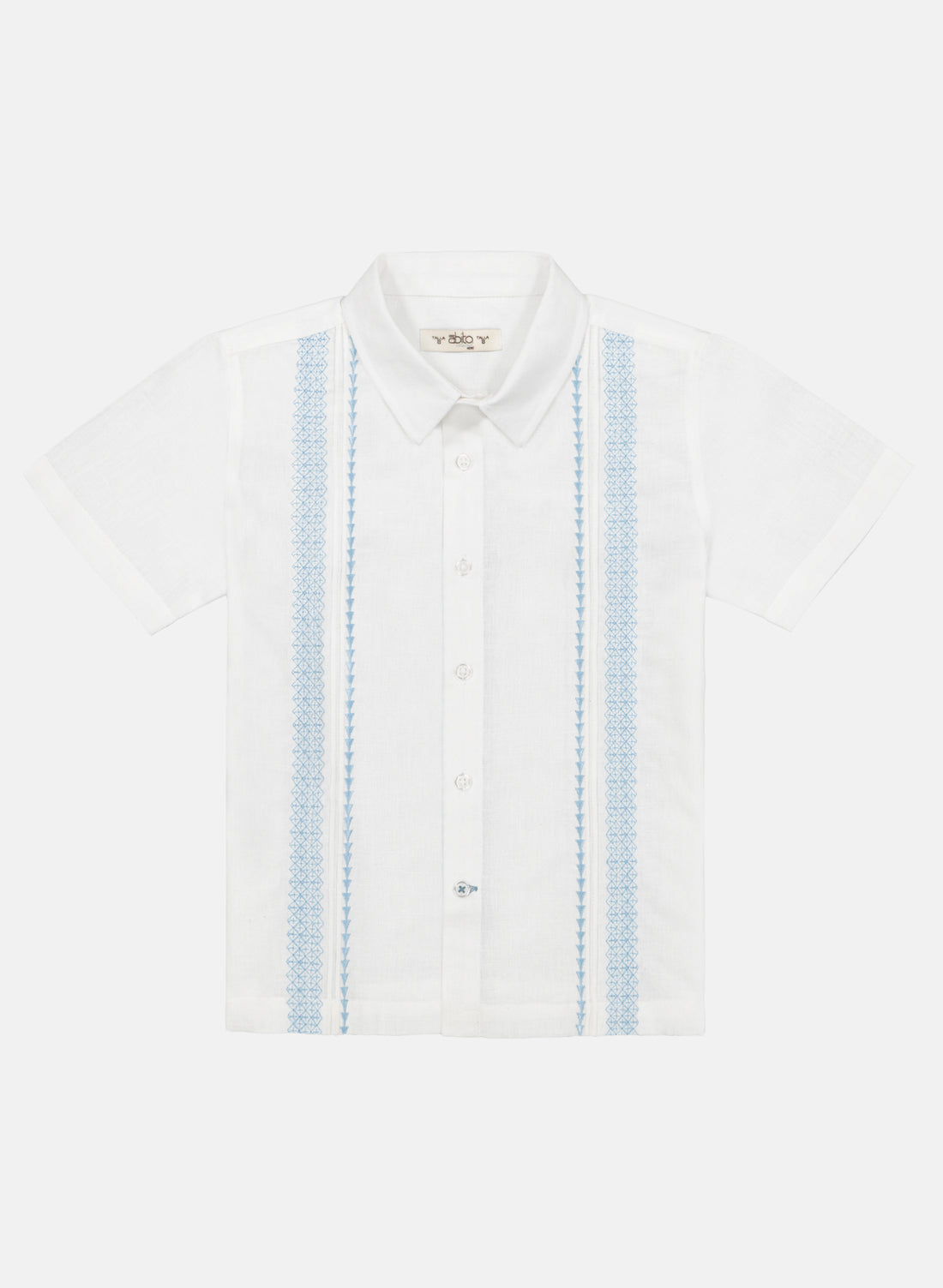 Camisa Guayabera Lino Algodón para niño Cachon