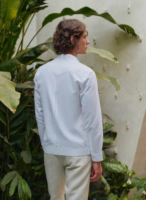 Guayabera Artesanal 100% Lino Cantil