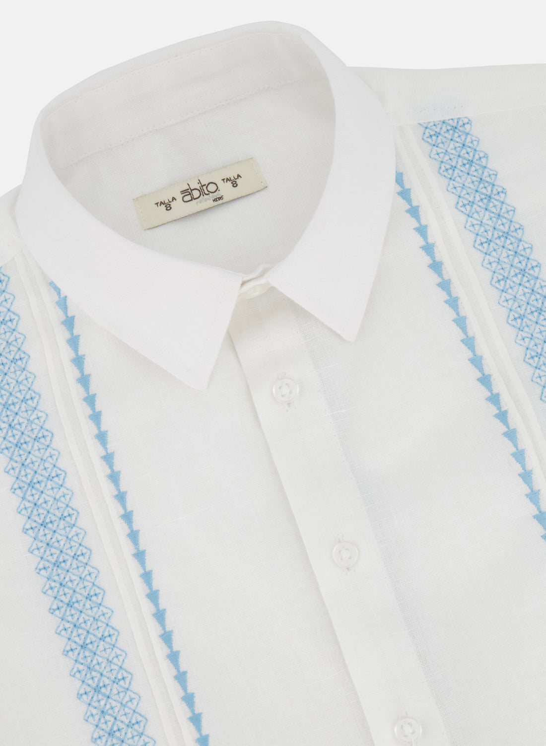 Camisa Guayabera Lino Algodón para niño Cachon