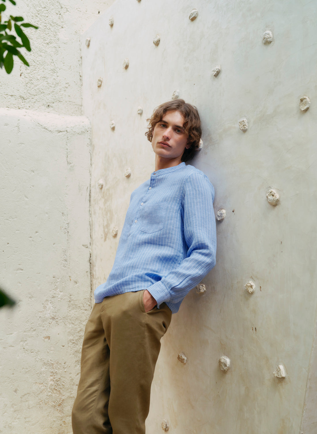 Camisa manga larga 100% Lino Neider