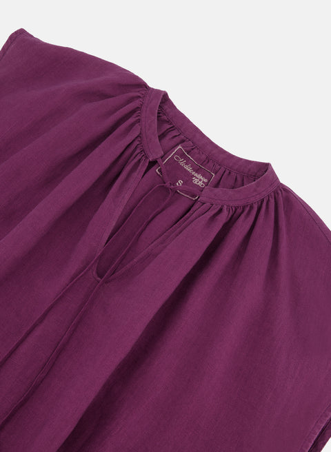 Vestido corto Lino Algodón Paranzella
