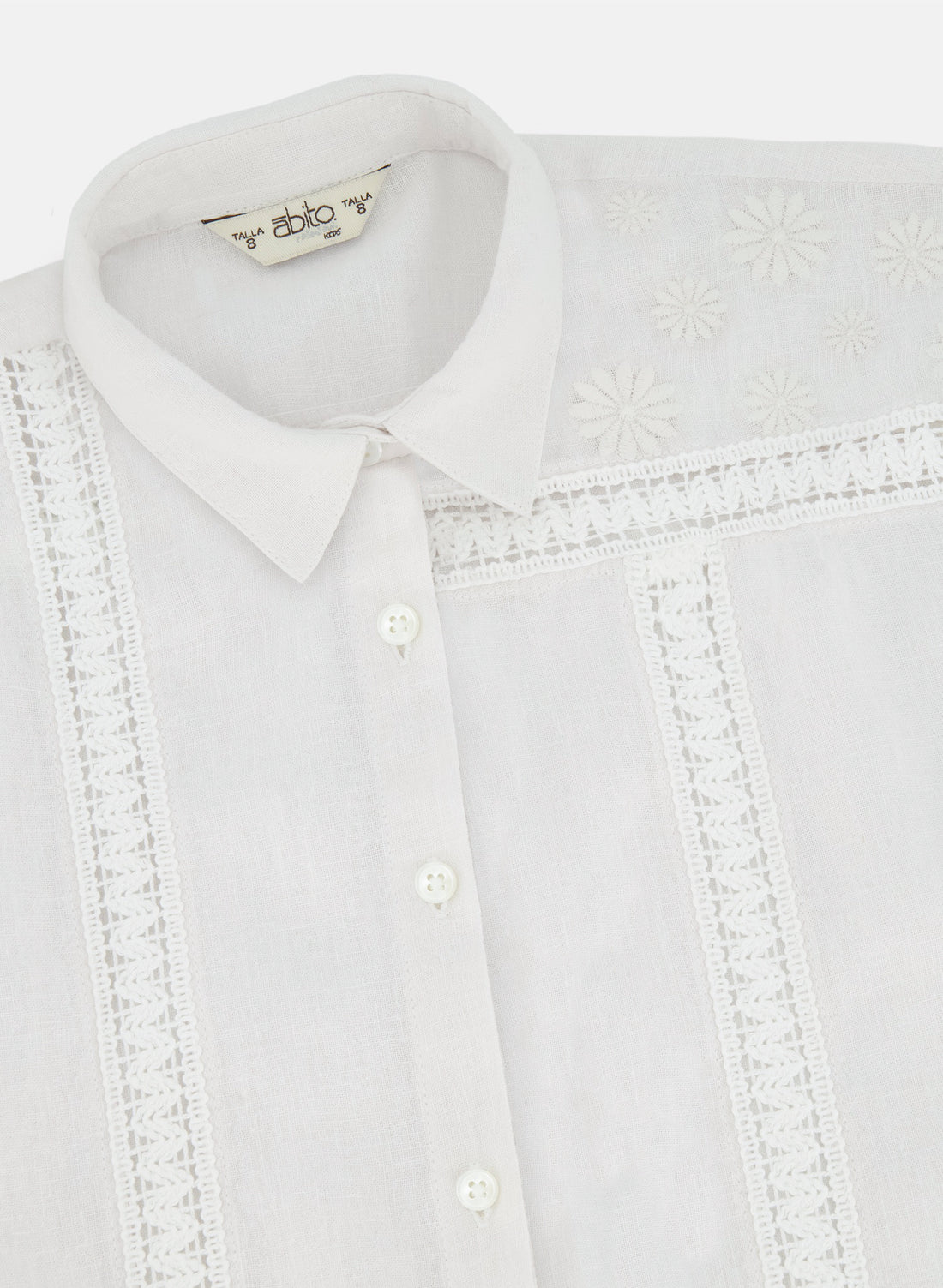 Vestido para niña Lino Algodón Camaleoni