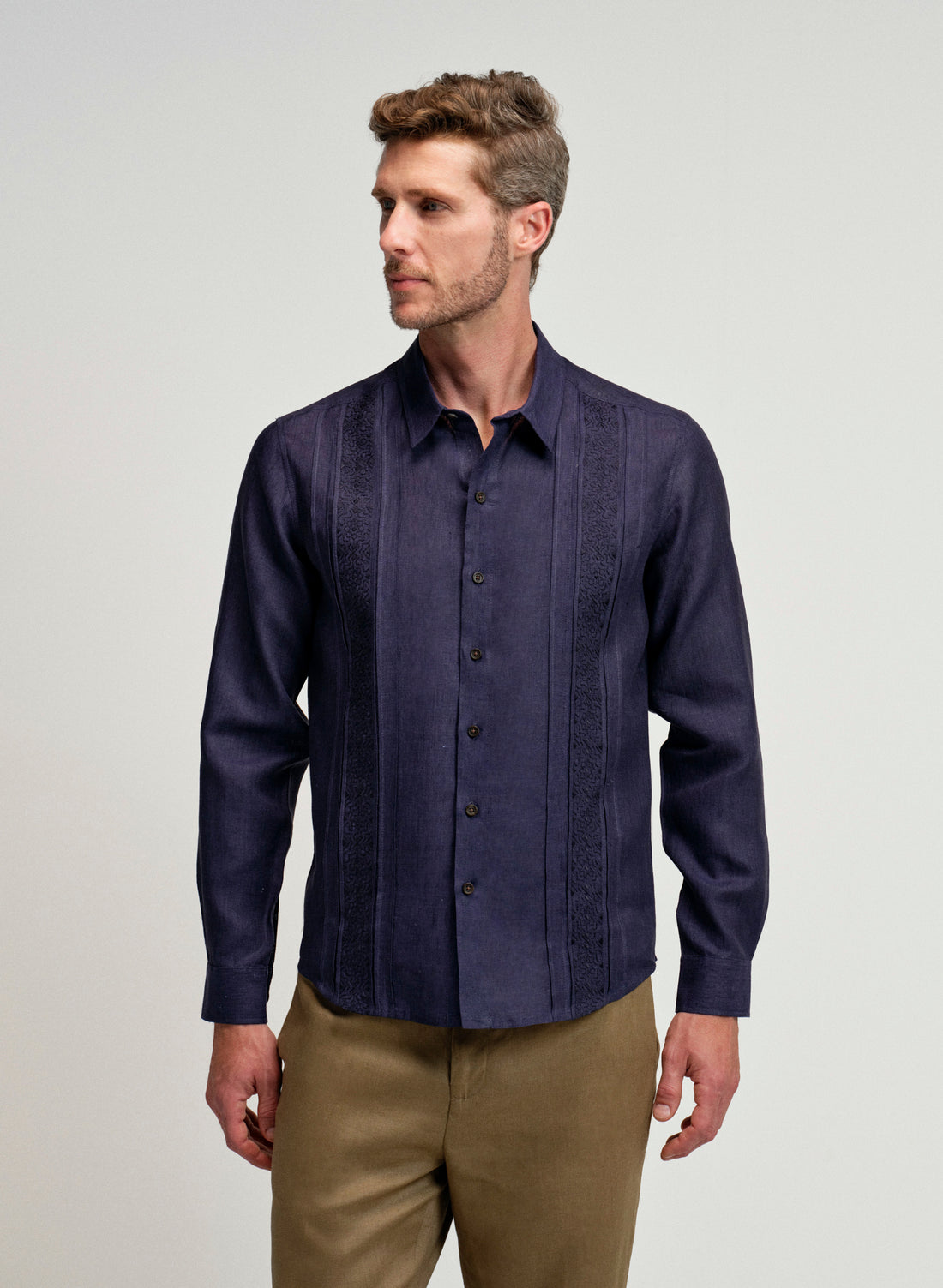 Guayabera Lino Algodón Parma TX