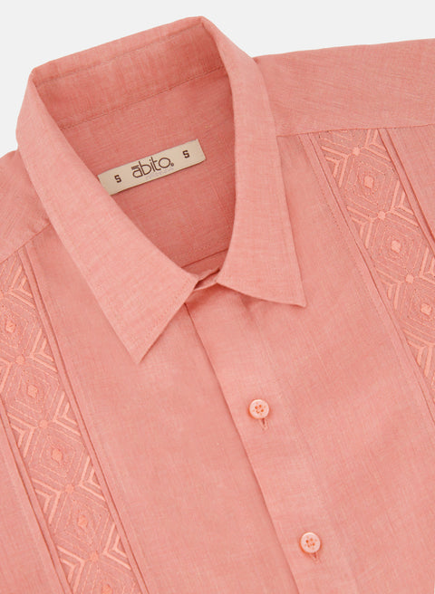 Guayabera Manga Corta Lino Algodón Kirio
