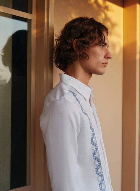 Guayabera Lino Algodón Taure
