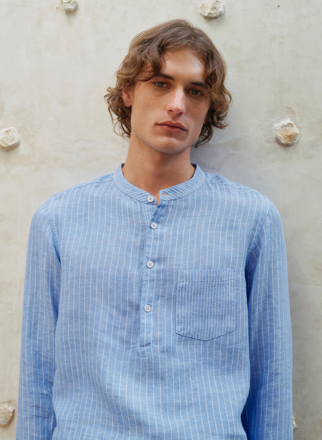 Camisa manga larga 100% Lino Neider