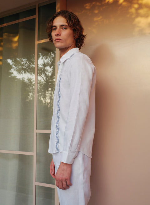 Guayabera Lino Algodón Taure