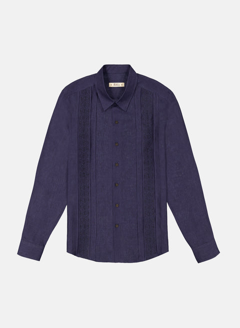 Guayabera Lino Algodón Parma TX