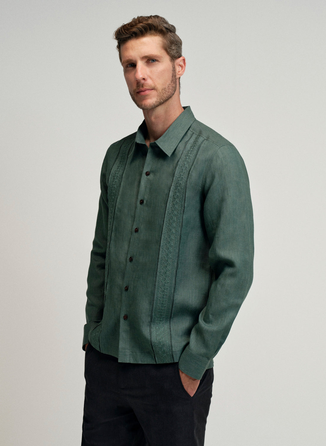 Camisa guayabera Crovetto