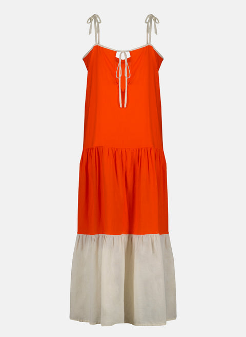 Vestido Largo 100% Lino Arie