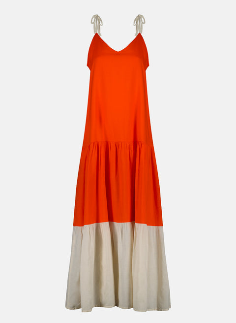 Vestido Largo 100% Lino Arie