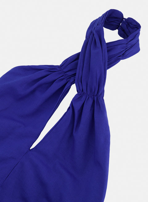 Vestido Largo Lino Algodón Indigo